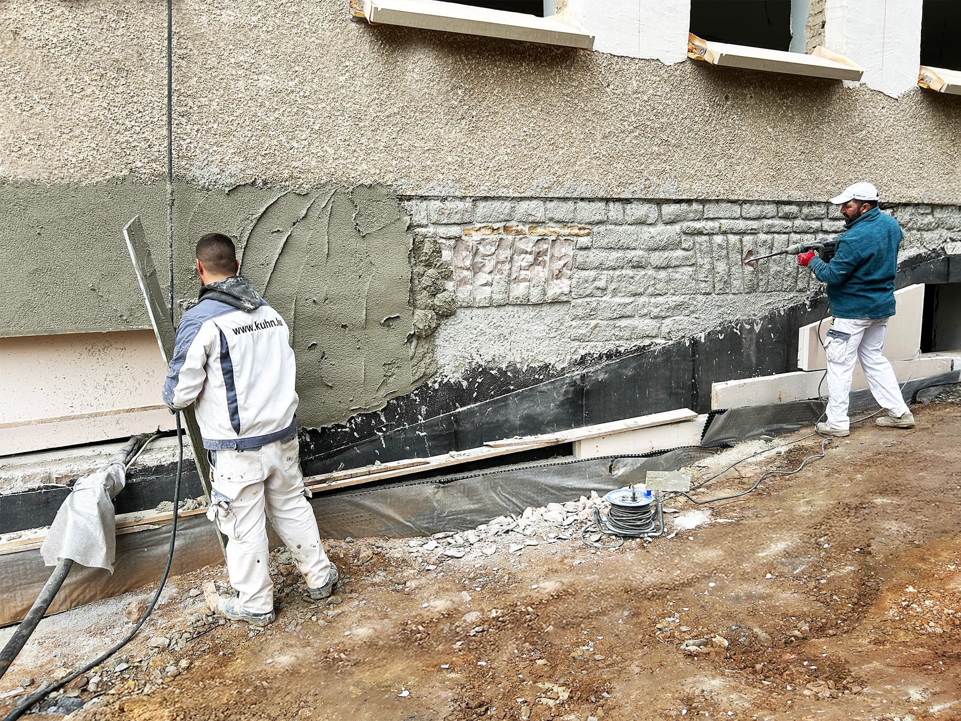 Façades - Les enduits isolants